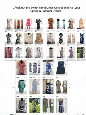 Sweet Floral Dress Collection- Assorted Multicolor Prints